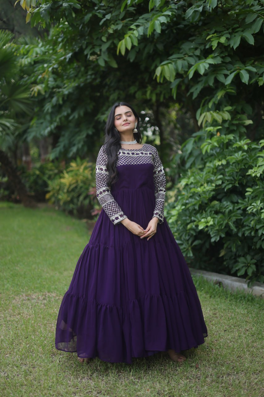 Tanvi : Classic Designer Embroidery Gown